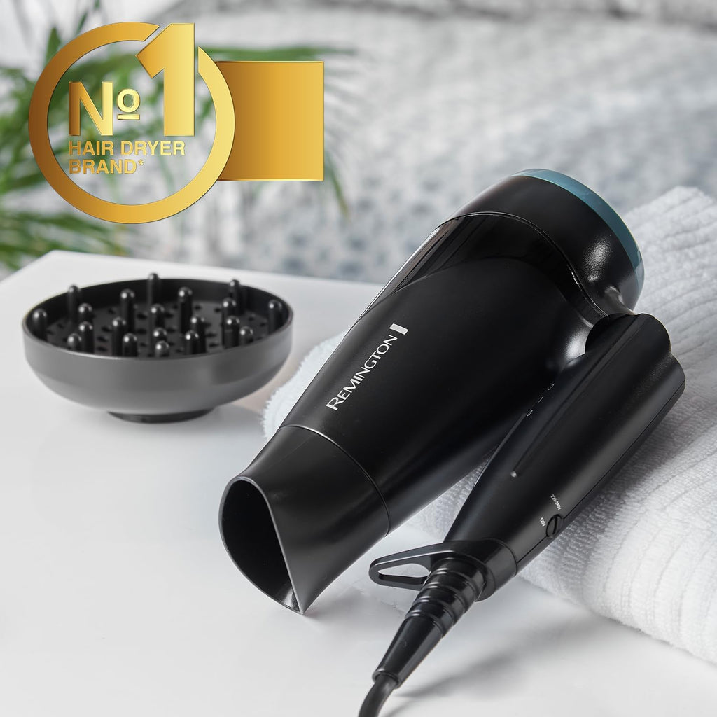 Remington On The Go D1500 Compact Hair Dryer