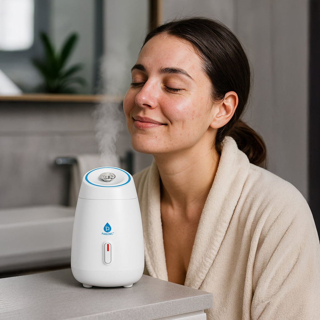 Pursonic Facial Steamer Hot Mist Moisturizing Spa-2